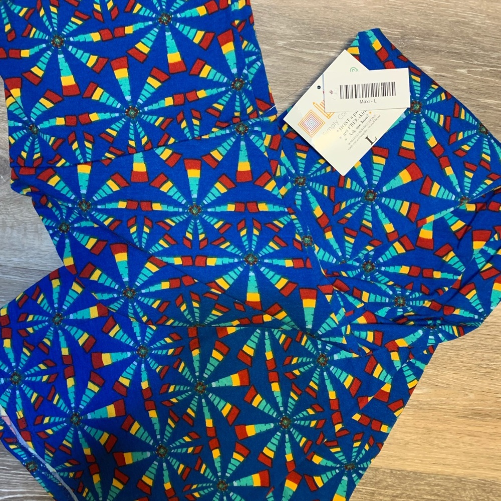 LuLaRoe maxi skirt-L